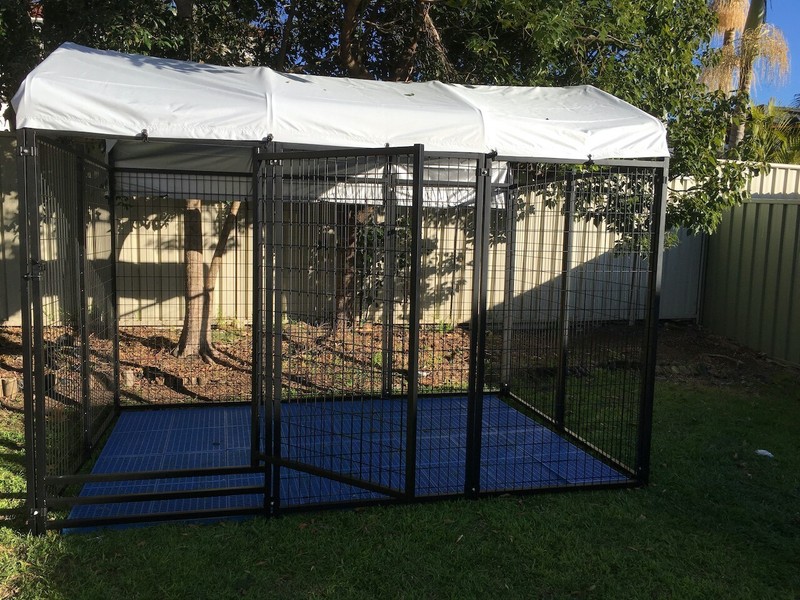 welded wire dog kennel panels